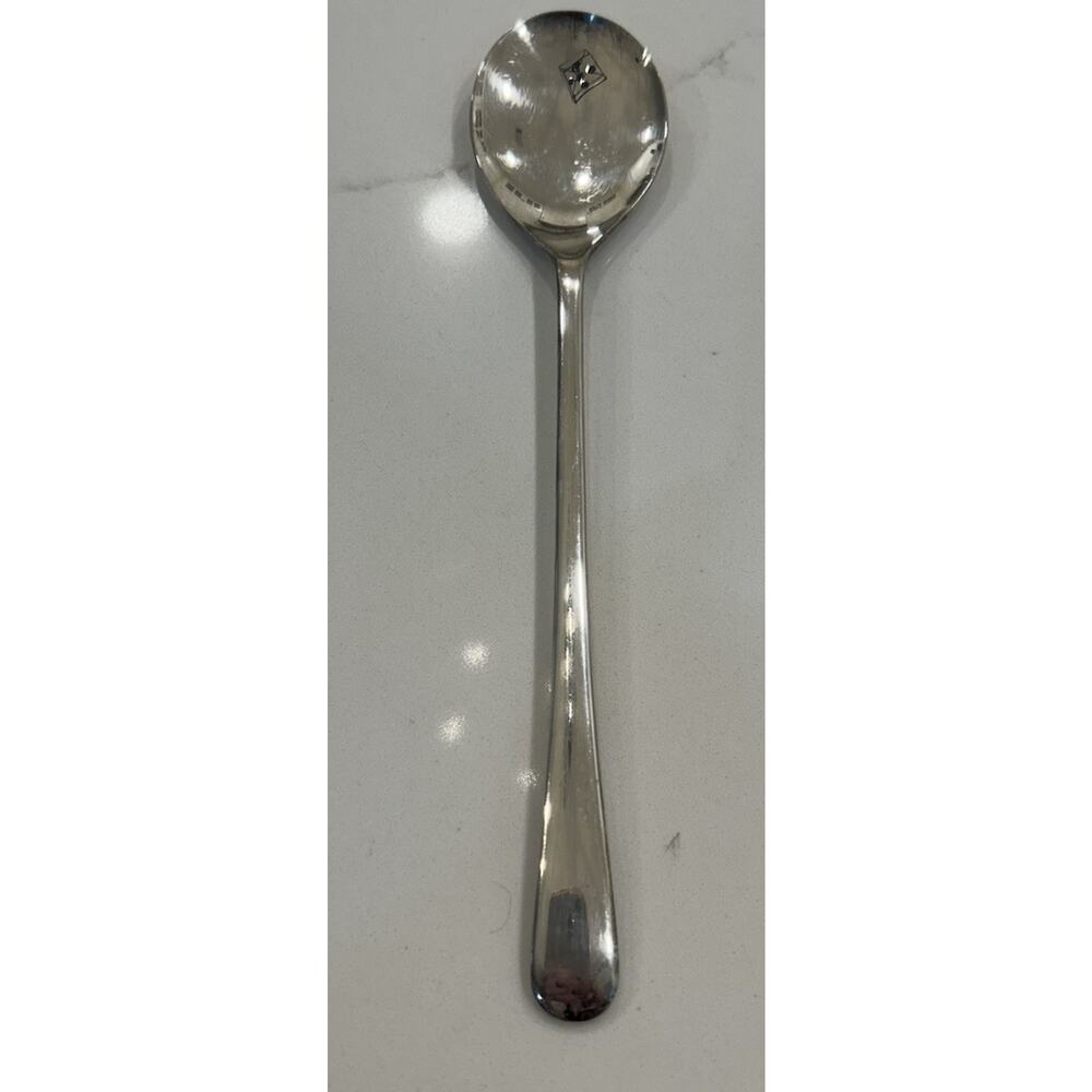 International Silver Silver Plated Set of 3 Serving Spoons Salad Tongs - Picture 16 of 16
